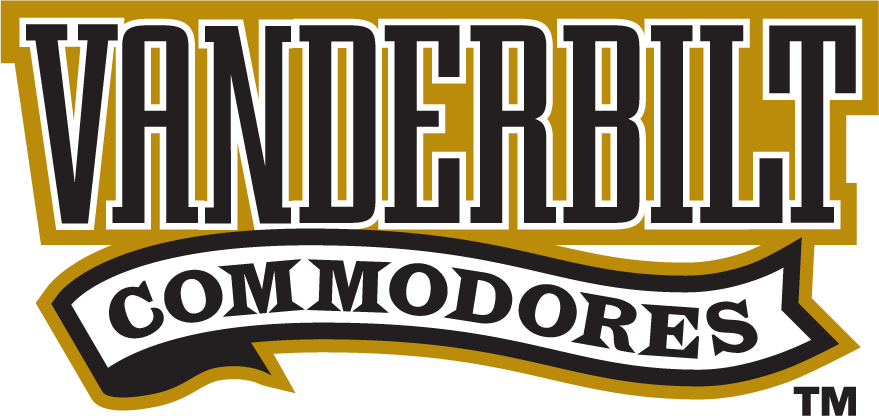 Vanderbilt Commodores 1999-2004 Wordmark Logo iron on transfers for T-shirts